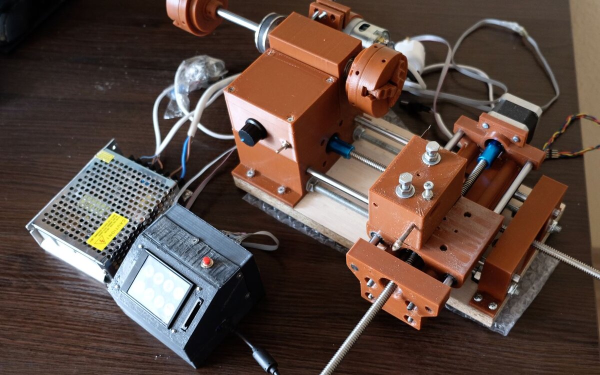 Маленький ЧПУ токарный станок и токарный патрон из пластика....Почти  настоящий. | LENIVO | Дзен