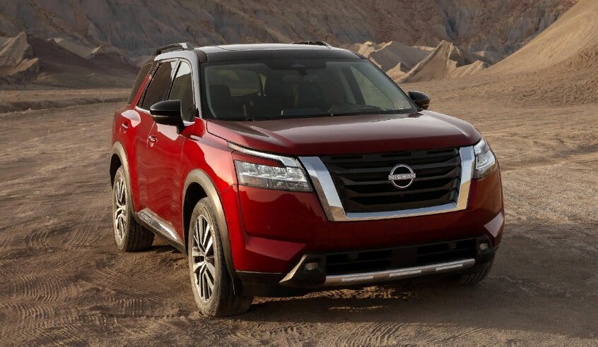 ниссан патфайндер 2021 передняя часть,  новинка для России