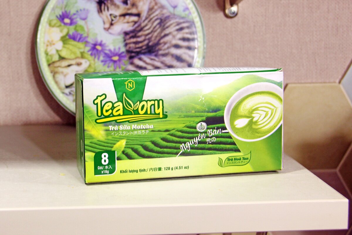 На упаковке представлен вариант того, как можно подать этот чай. 