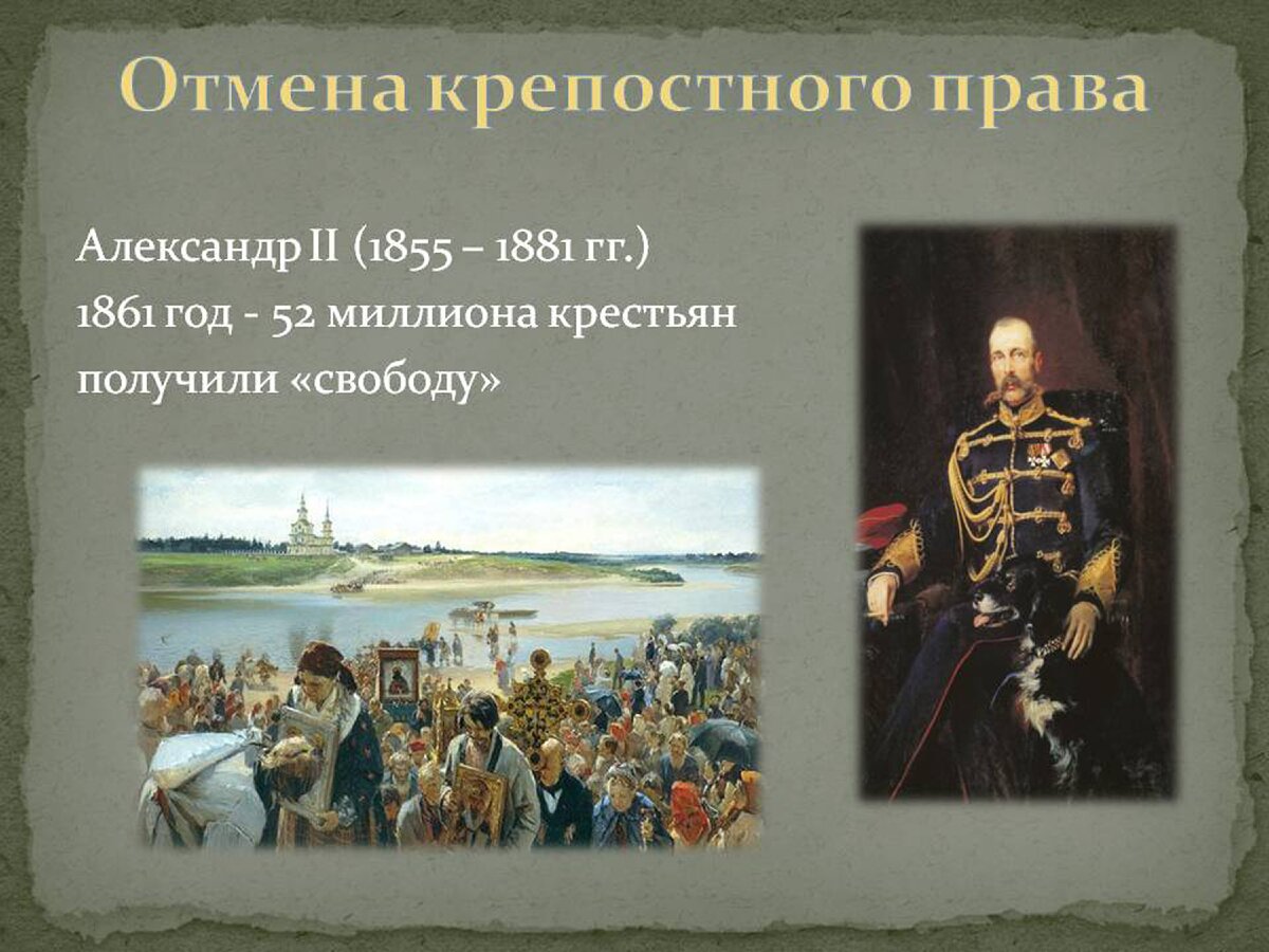 Крепостное право дата. 1861 Отмена крепостного Александр 2. Крепостное право в России отменили в 1861. Отмена крепостово право. Отмена крепостного прап.