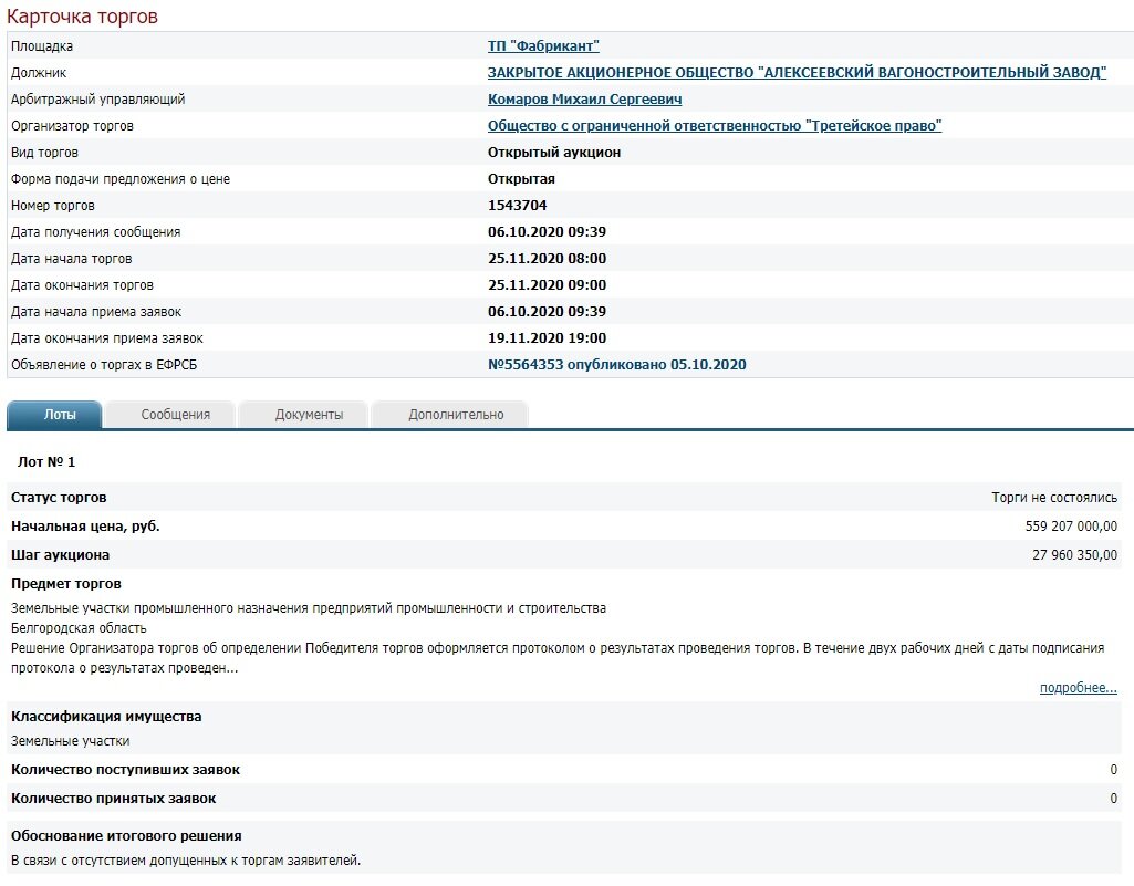 1 аукцион
