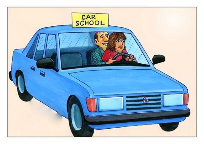 Автоинструктор приколы. Автошкола карикатуры. Учебный автомобиль карикатура. Приколы про вождение. Шутки про вождение