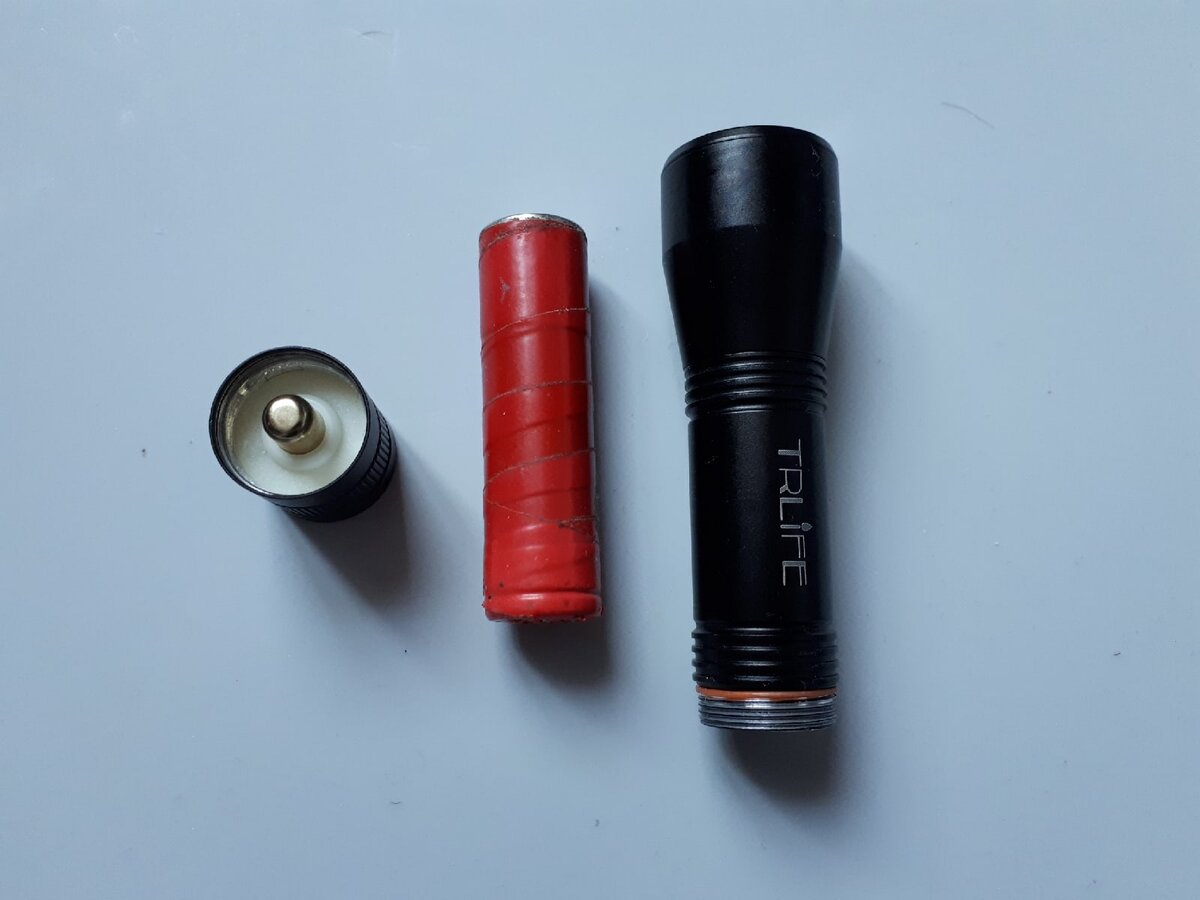 Фонарик 395нм с Aliexpress 18650