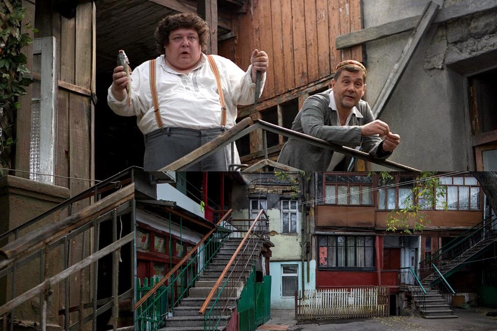 Коллаж: кадр из сериала «Ликвидация» и фото с dumskaya