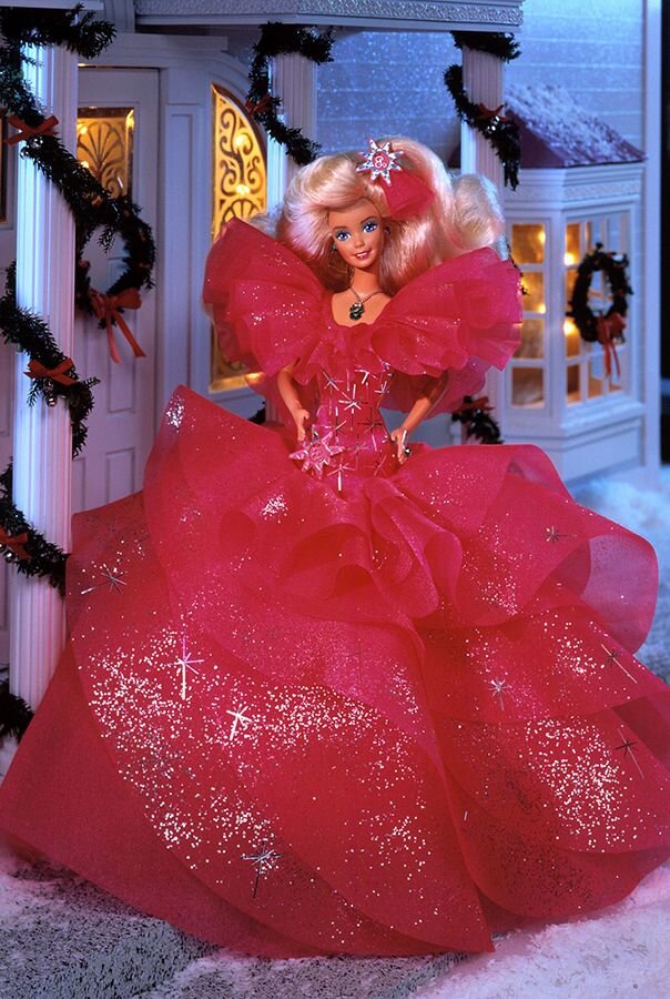 Happy Barbie 1990, holidays. Радость, девчачья.