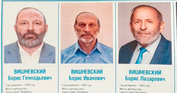 Все Вишневские - в один ряд.