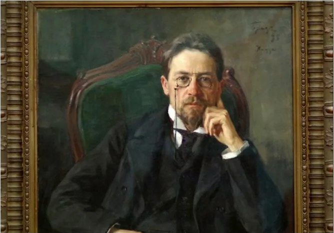 Фрагмент портрета А.П. Чехова работы Серова (из открытых источников)