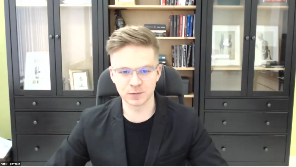 Протасов Антон Владиславович, Председатель Ассоциации поддержки научных исследований (г. Барнаул, Россия). Источник: запись онлайн-трансляции конференции AgroBioTech 2021.
