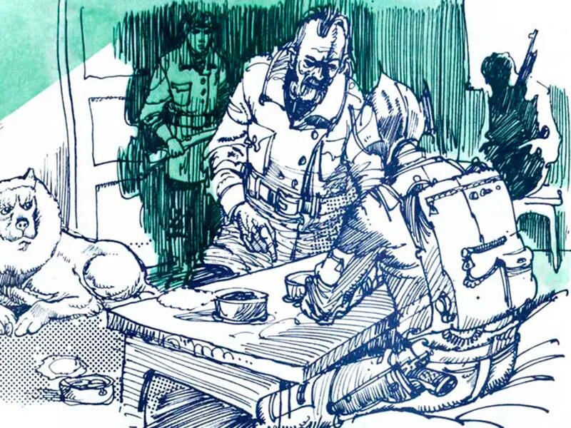 Valter Edgar. Иллюстрация к произведению братьев Стругацких «Жук в муравейнике». Фотография: rusf.ru