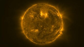 Космический видео сближения с Солнцем, зонд solar orbiter показал.