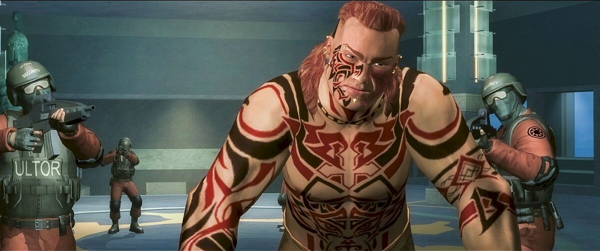 Маэро в окружении гвардии Ultor