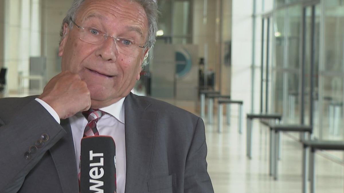 Левый германский политик Клаус Эрнст.