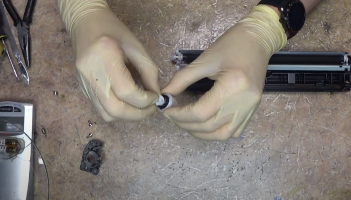 Фото 62. Засыпаем тонер в картридж