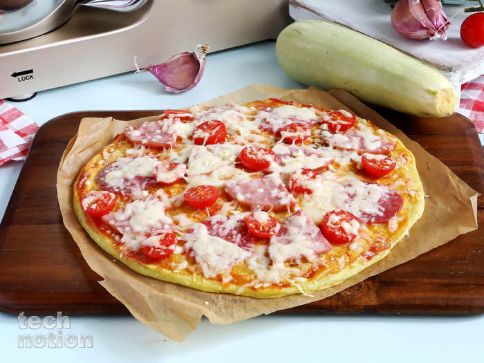 Пицца из кабачков / Изображение дзен-канал technotion