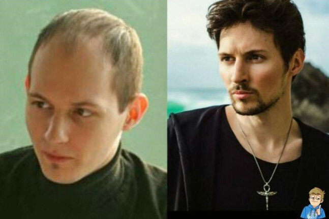 Павел Дуров до и после вегетерианства