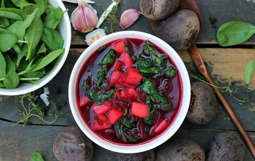 Свекольник со шпинатом. Изображение с сайта Яндекс картинки
