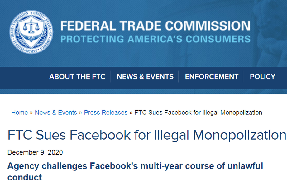 Facebook может продать Instagram и WhatsApp