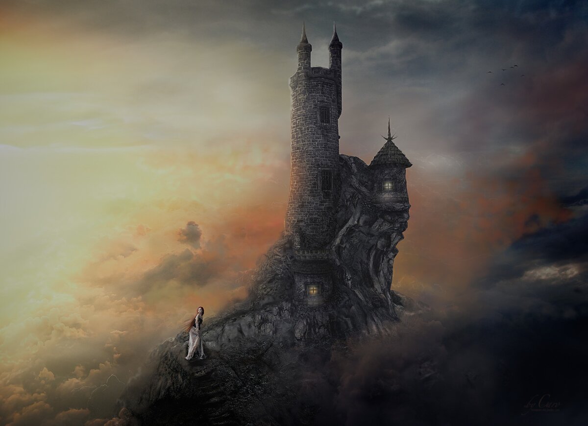 Замки, руины, мрачность являются неотъемлемыми элементами готики