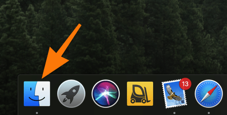 Если не хотите кликать по этому довольному лицу, можно нажать на пустом рабочем столе клавиши Cmd + N
