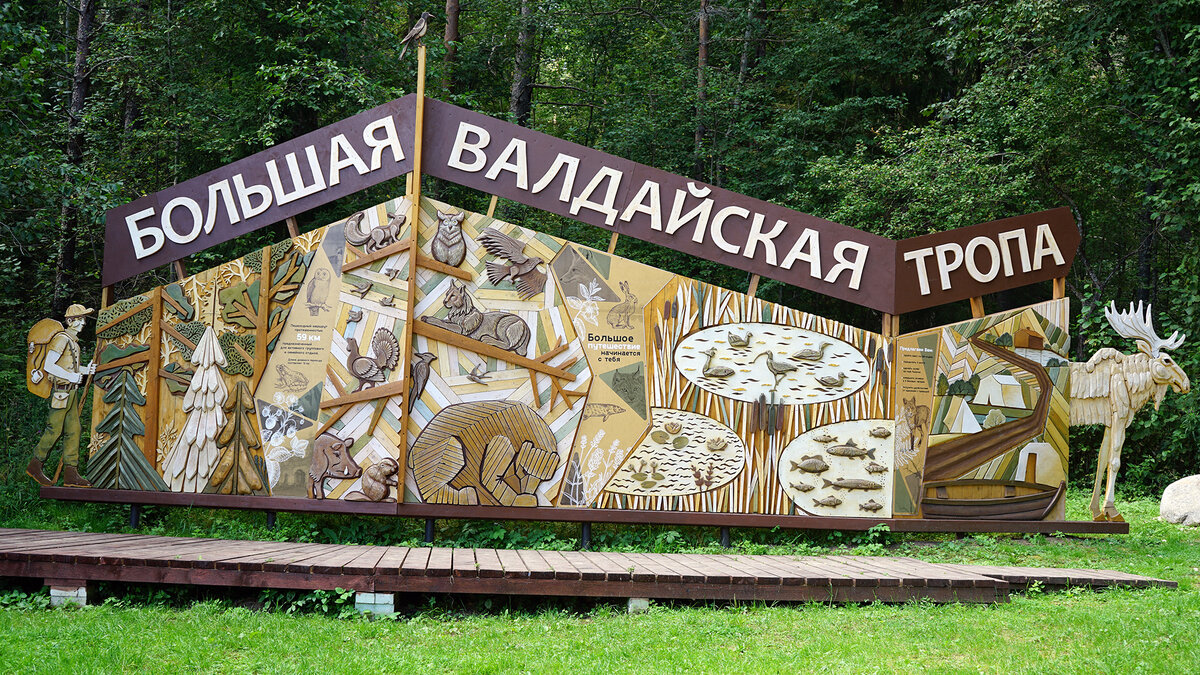 Большая валдайская тропа схема