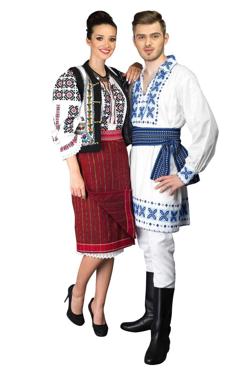 Молдавский национальный костюм женский (74 фото)