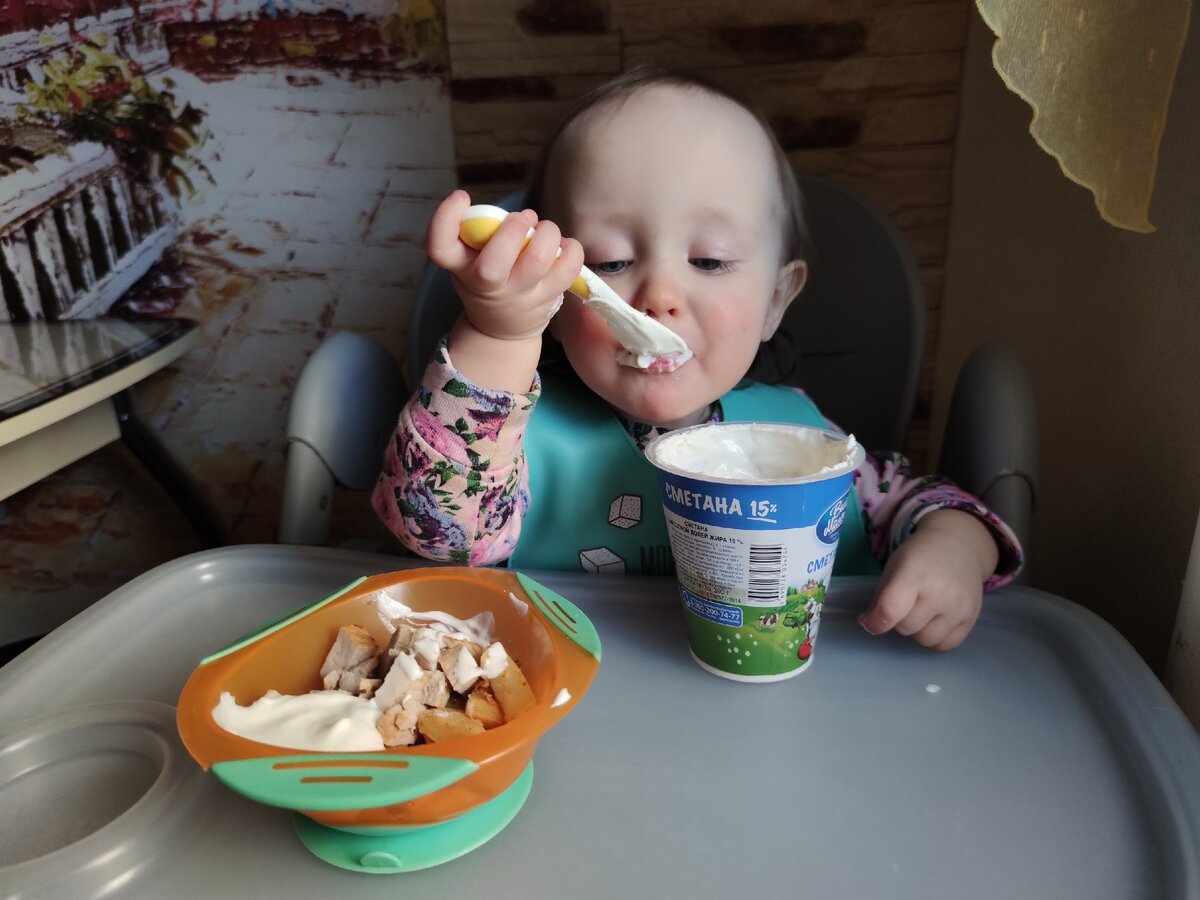 Зачем картошка, когда есть сметана?) 