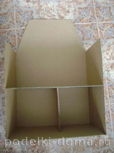 Публикация «Изготовление поделки из картонной коробки „Кукольный домик“» размещена в разделах