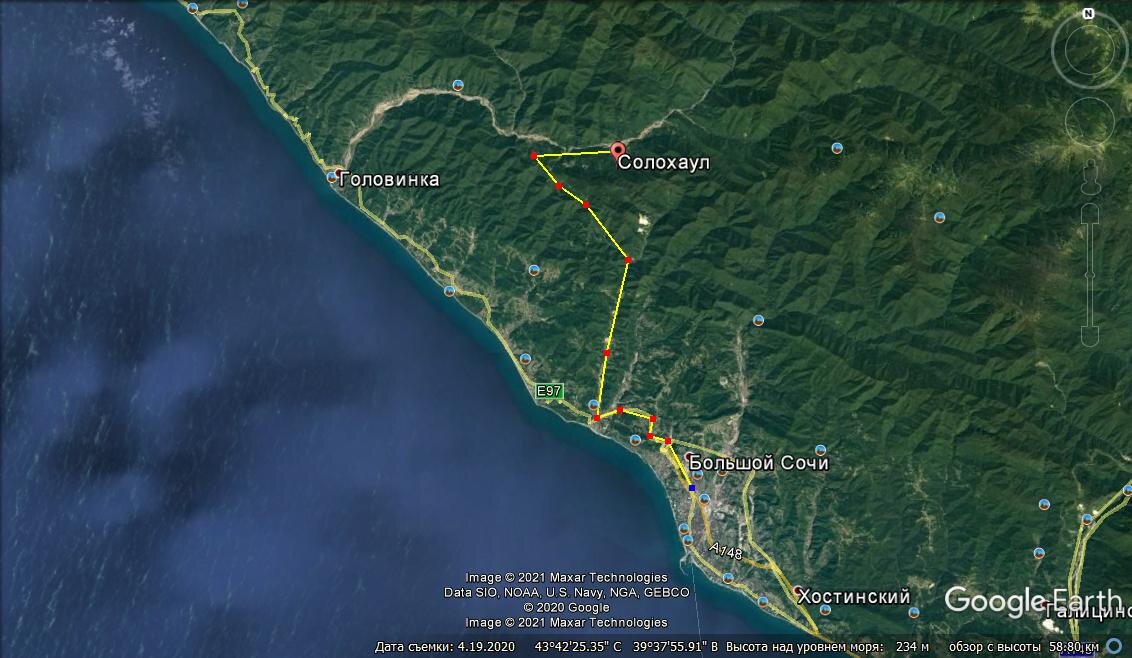 Серпантин на карте. Карта Дагомыс Солохаул. Новая дорога на Сочи без серпантина. Солохаул в Дагомысе. Дагомыс на карте.