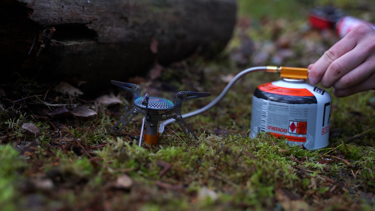 Запуск плитки на резьбовом баллоне