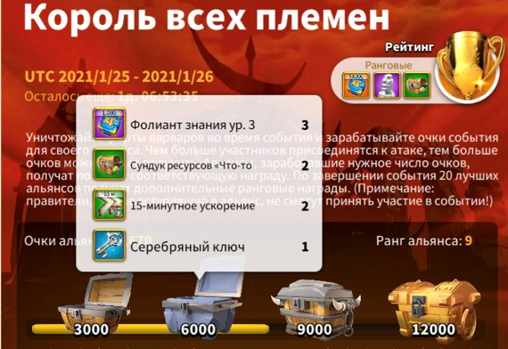 Что можно добыть из сундуков за очки? - Король всех племен