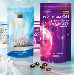 Активный коралловый кальций + Коэнзим QH + Лактобактерии 
