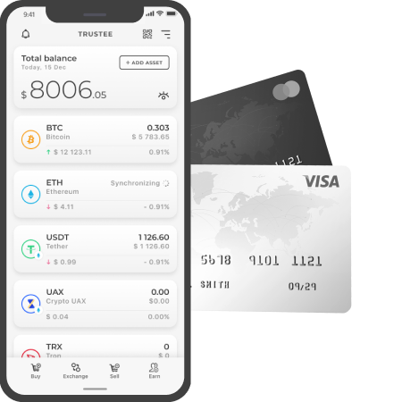 Trustee Wallet – лучший кошелек для криптовалюты с безопасным хранением. Выгодная покупка криптовалюты и токенов с использованием банковских карт.