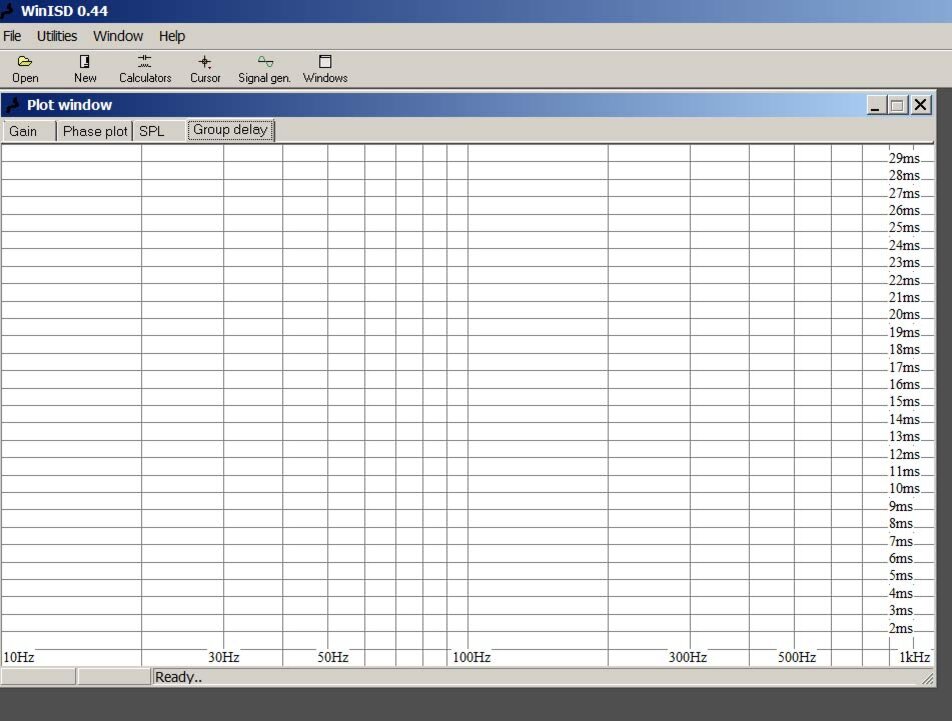  Открываем программу WinISD