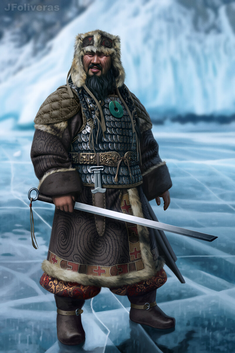 Вождь сюнну / Joan Francesc Oliveras Pallerols / jfoliveras.artstation.com