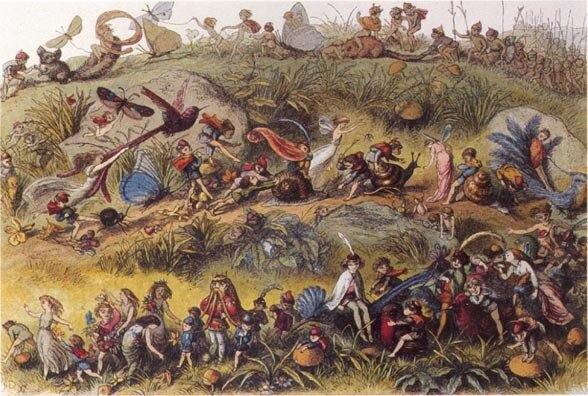 Ричард Дойл. Триумфальный марш эльфийского короля. 1870.