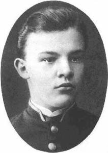 Выпускник Симбирской гимназии Владимир Ульянов. 1887 год. (Изображение взято из открытых источников).