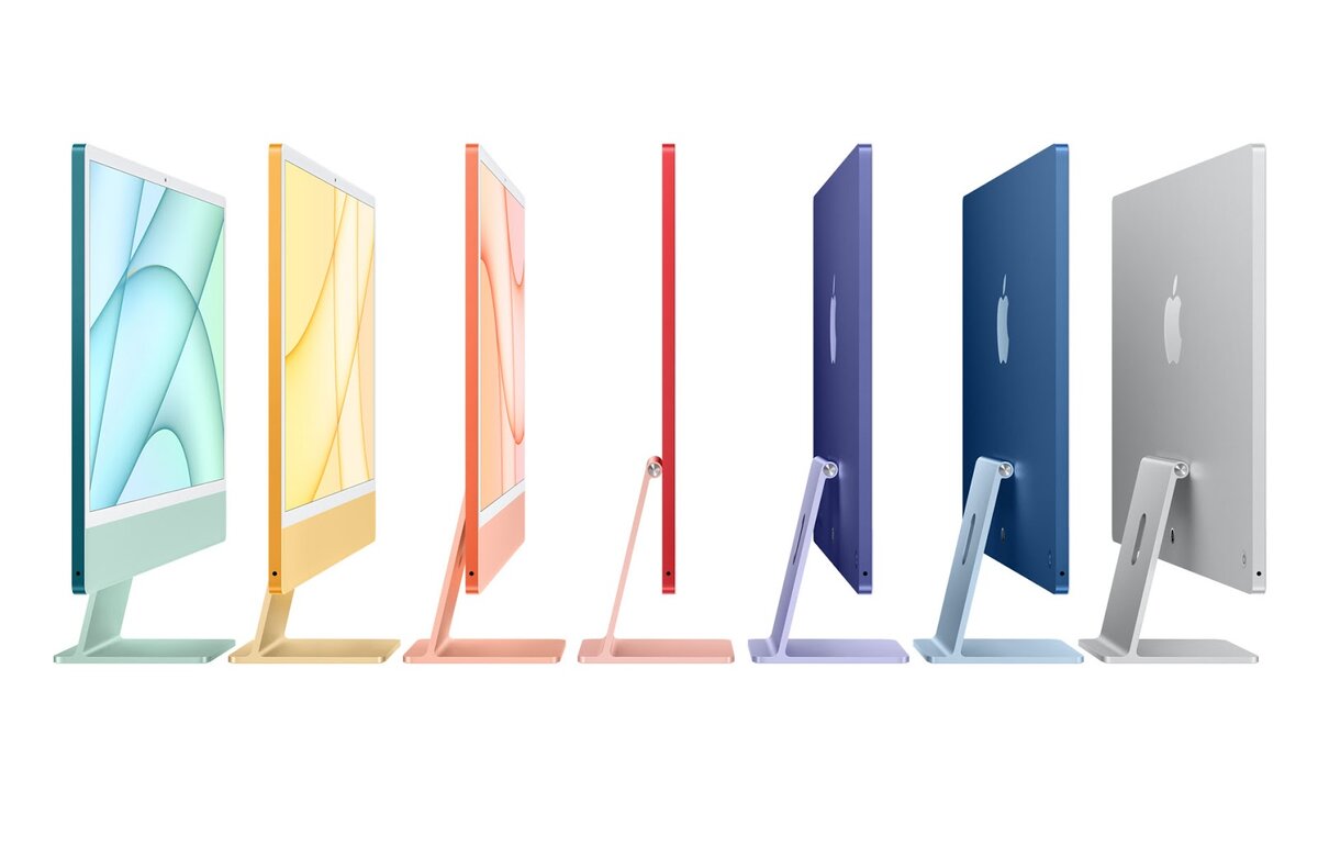 Новые iMac внешне напоминают знаменитые компьютеры Apple 99-го года. Фото: apple.com