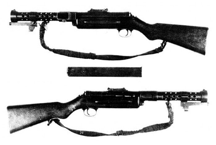 Пистолет-пулемёт Бергманн SIG 1920, он же японский Тип BE