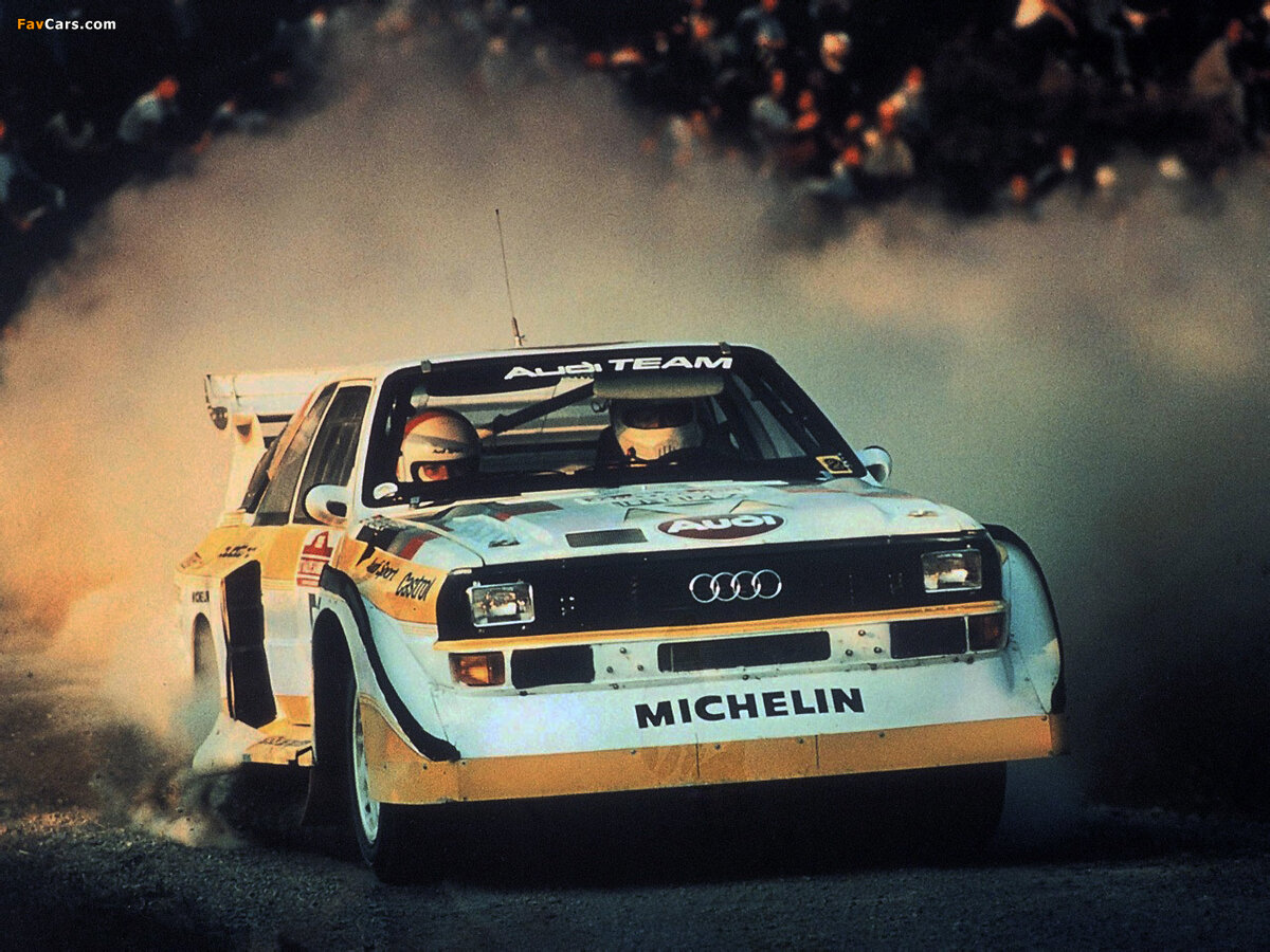 Audi Sport Quattro S1 Группа Б 1985 год