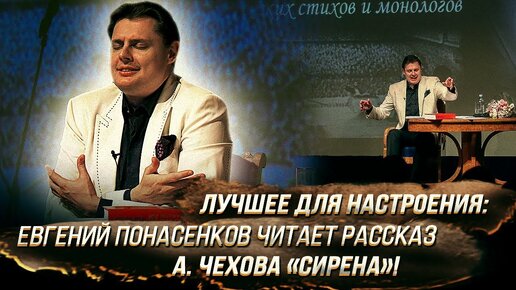 Лучшее для настроения: Евгений Понасенков читает рассказ а. Чехова «Сирена»!