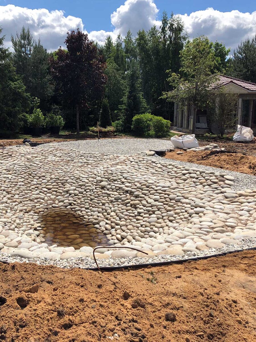 Строительство искусственного водоема на участке