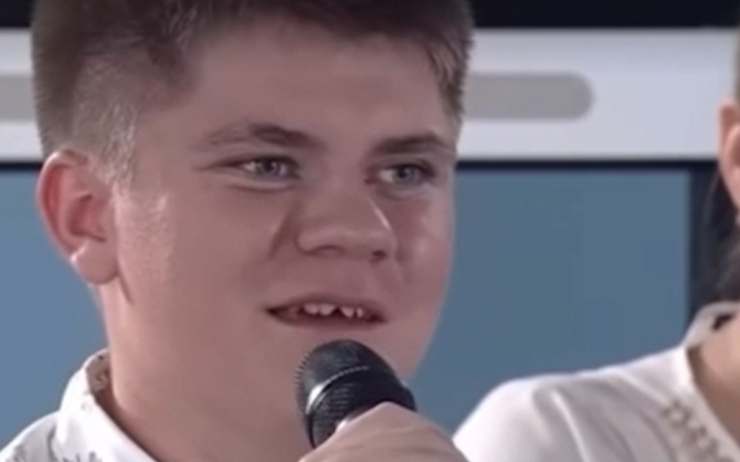 Кадр из трансляции открытого урока в центе "Океан" во Владивостоке 01.09.21.