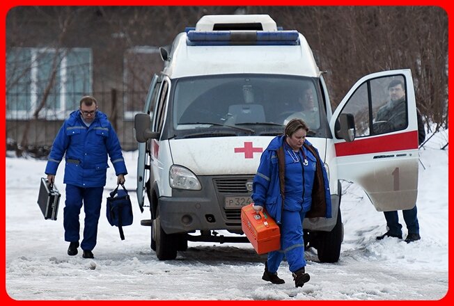 одна из бригад скорой помощи г.Радужный