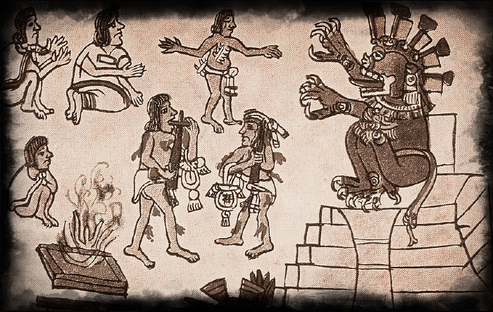 Типичный День рождения по-ацтекски.