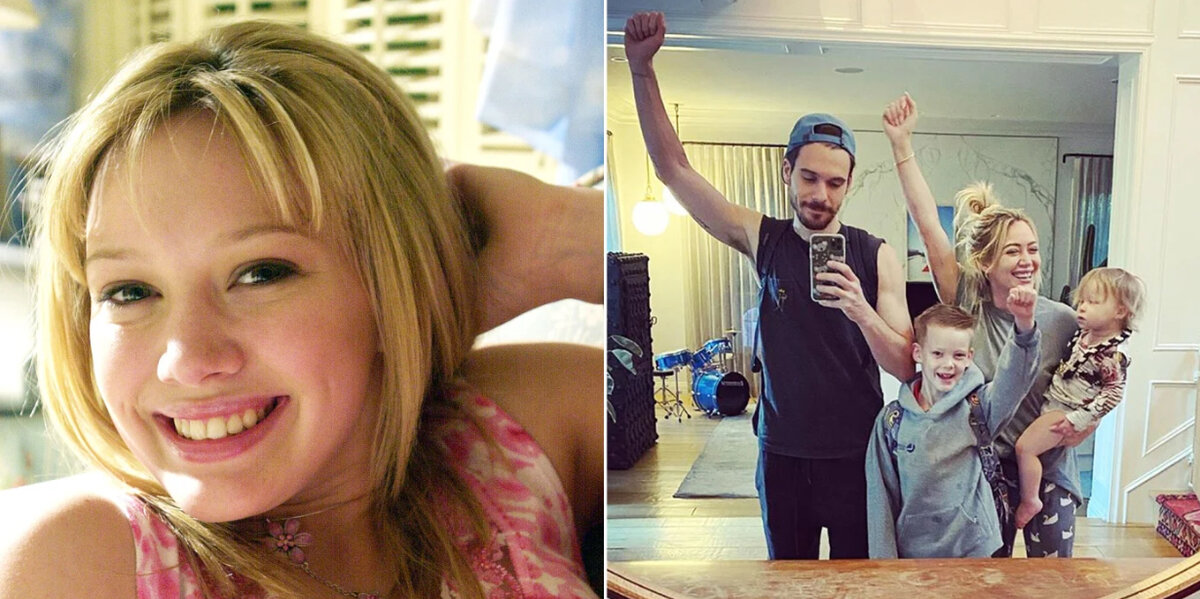 Хиллари с мужем Мэттью и детьми-Бэнкс и Лука.