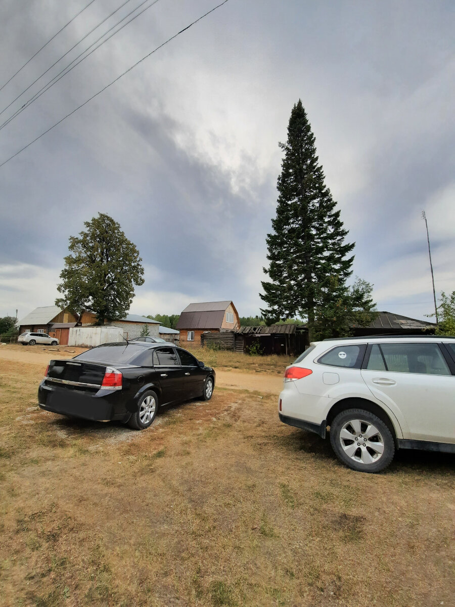 Реальная наша деревня, но уже сейчас. Фото осенью, капли картошку. Приезжало много машин)) 
