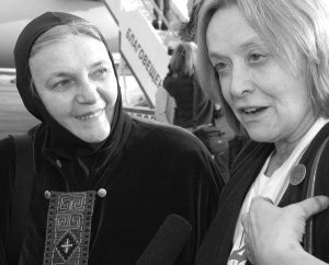 Маргарита Терехова и Ольга Гобзева в Благовещенске в 2006 году. Фото: https://ampravda.ru/2006/09/30/4690.html