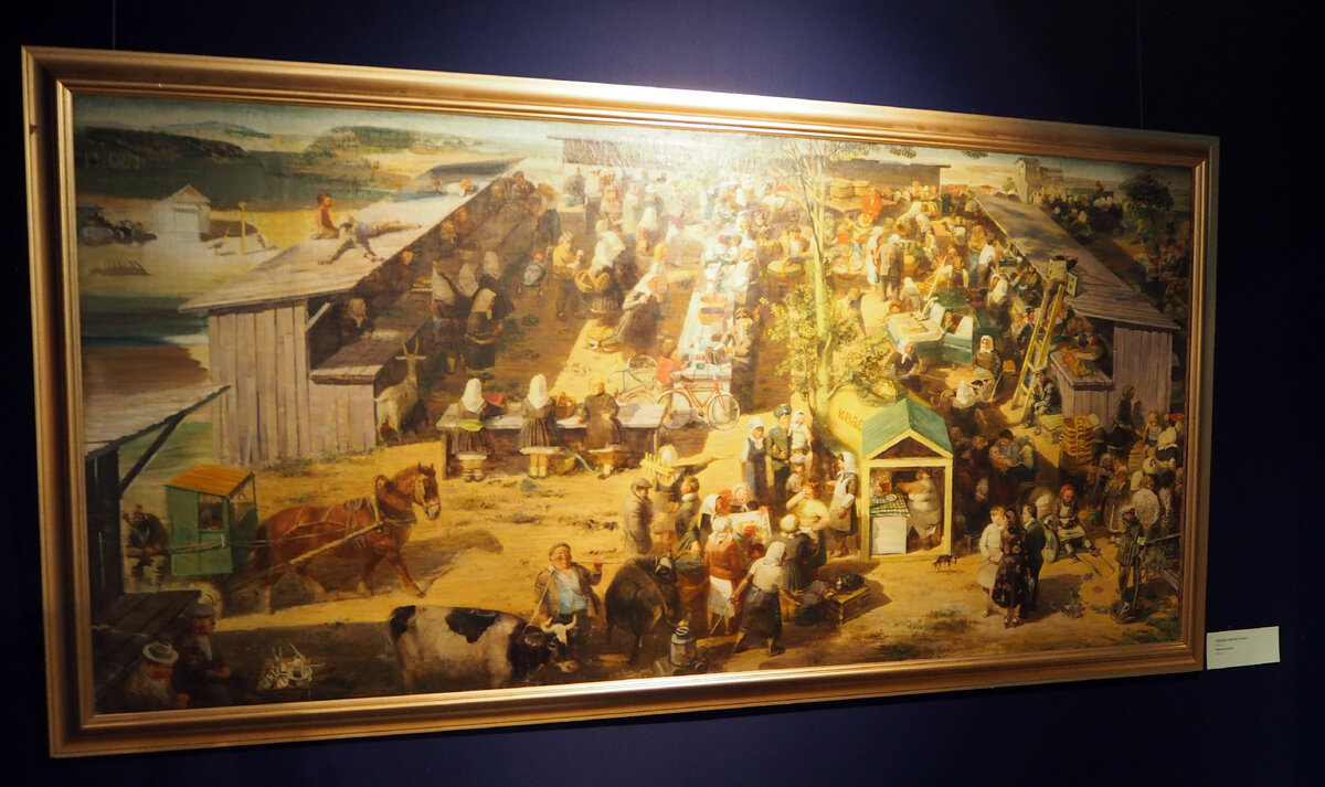 Марийский рынок. Художник Ендальцев Н.К.