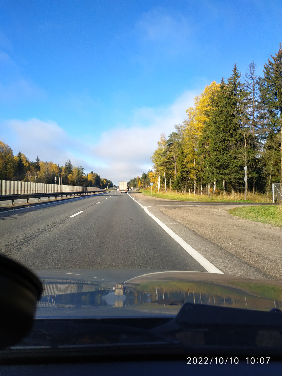 трасса Москва-Питер под Тверью