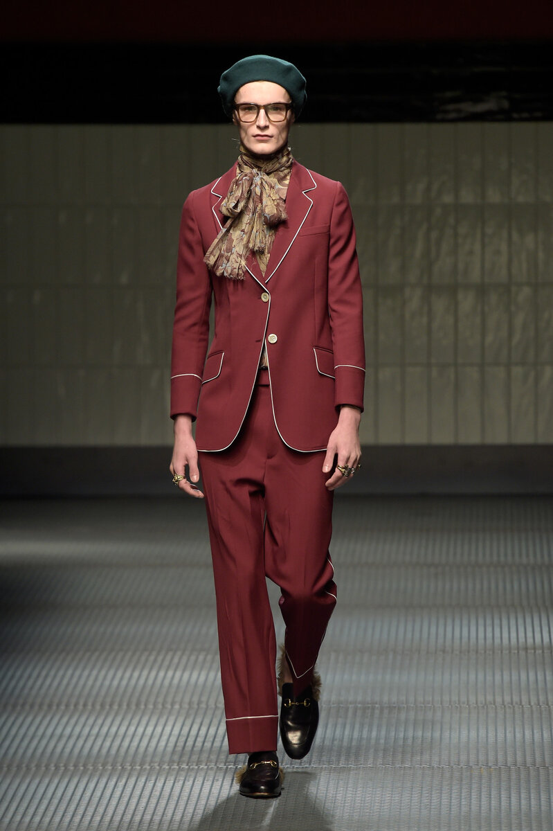    Gucci, коллекция осень-зима 2015 Фото: Pietro D'Aprano/Getty Images